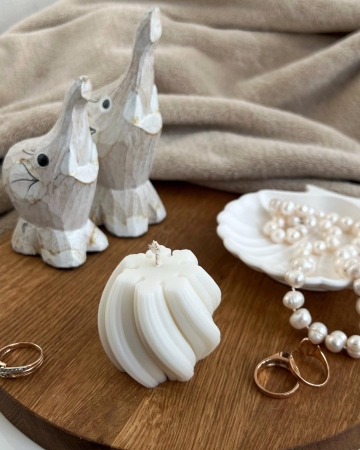 Формованные свечи коллекция "Крученный Шар"